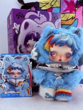 My Little Pony Rainbow-Accented Blue Plush Doll - Rainbow Dash Inspired